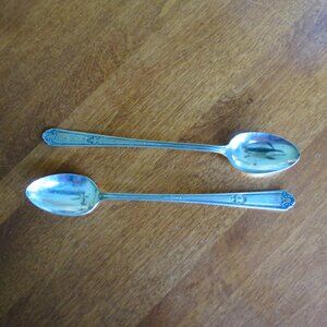 (2) Rex (1904) by Regal Silverplate Iced Tea Spoon 7½" No Monogram*